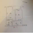 Продам квартиру, Героев Харькова просп. , 1  ком., 43 м², частичный ремонт 