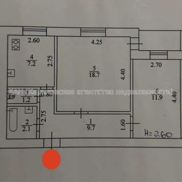 Продам квартиру, Юбилейный просп. , 2 кім., 51 м², косметический ремонт 