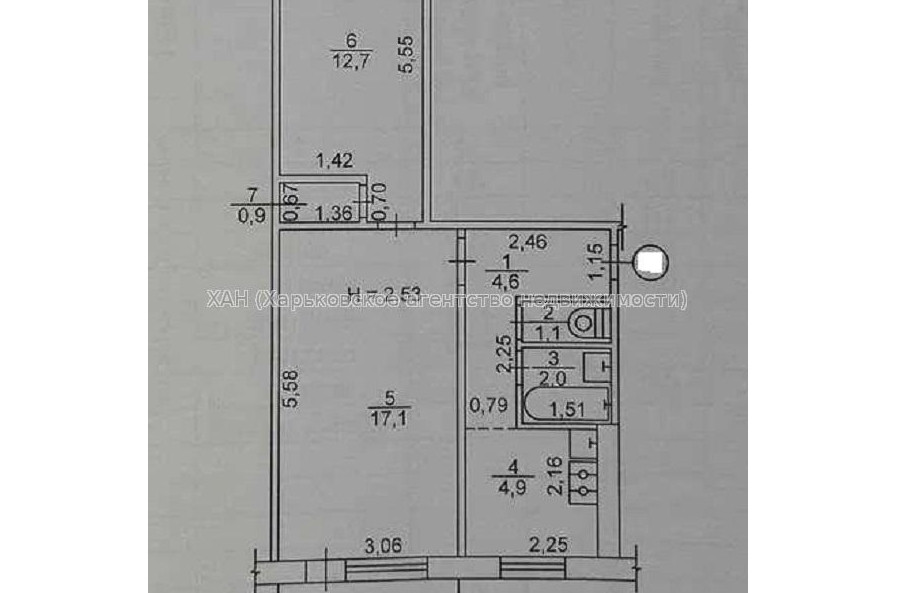 Продам квартиру, Тракторостроителей просп. , 2 кім., 45 м², капитальный ремонт 