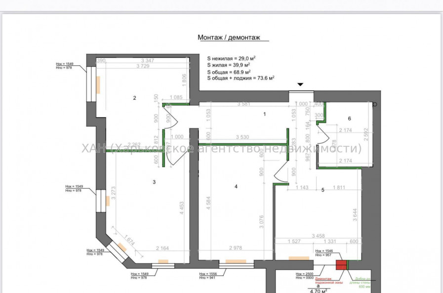 Продам квартиру, Елизаветинская ул. , 3 кім., 71.90 м², без отделочных работ 
