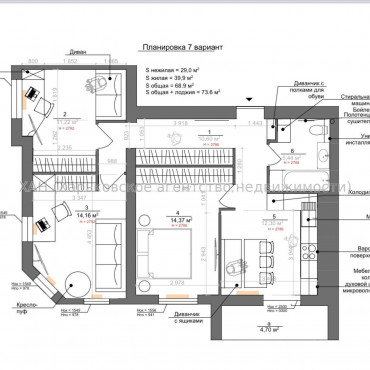 Продам квартиру, Лисаветинская ул. , 3 кім., 71.90 м², без отделочных работ  - фото 13 Продам квартиру, Лисаветинская ул. , 3 кім., 71.90 м², без отделочных работ