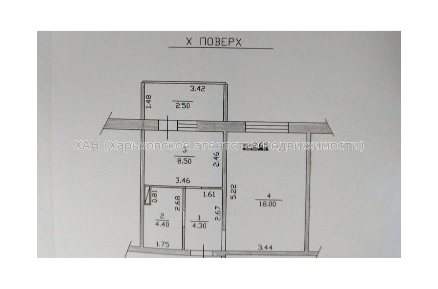 Продам квартиру, Лопанская ул. , 1  ком., 41 м², без внутренних работ 