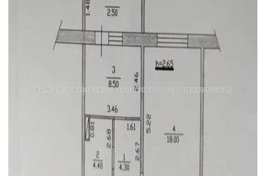 Продам квартиру, Лопанская ул. , 1  ком., 41 м², без внутренних работ 