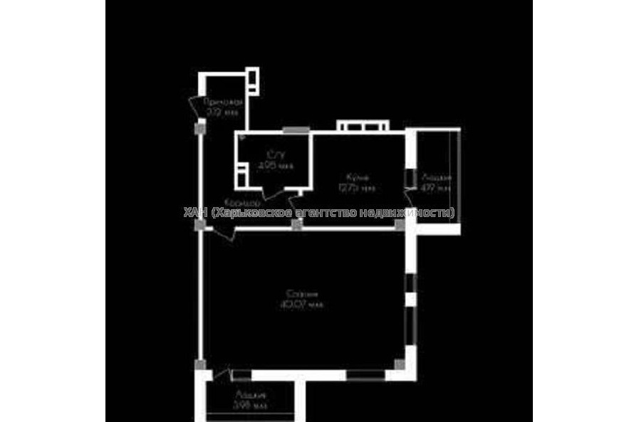 Продам квартиру, Валентиновская ул. , 2  ком., 76 м², без внутренних работ 
