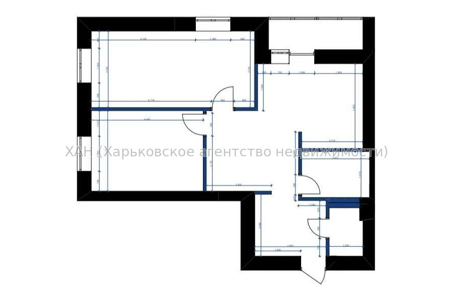 Продам квартиру, Мира ул. , 2  ком., 73 м², без внутренних работ 