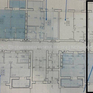 Продам квартиру, Шевченковский пер. , 1  ком., 54 м², без внутренних работ 