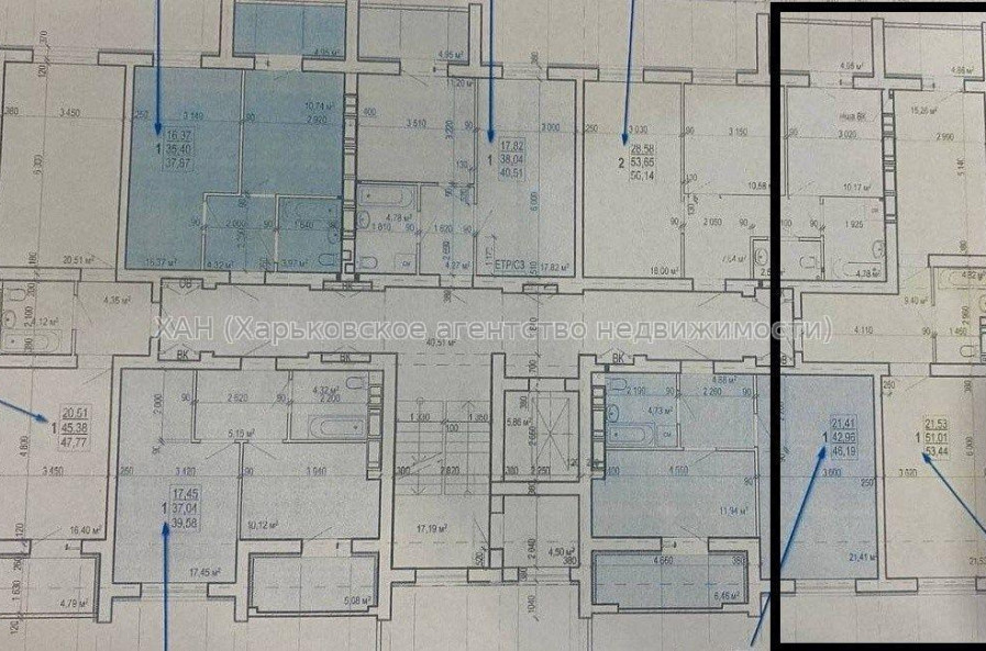 Продам квартиру, Шевченковский пер. , 1  ком., 54 м², без внутренних работ 