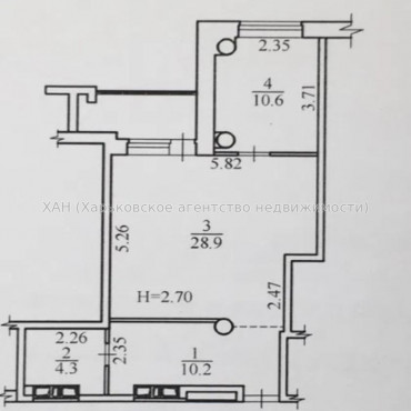 Продам квартиру, Мирослава Мисли ул. , 2  ком., 58 м², без ремонта 