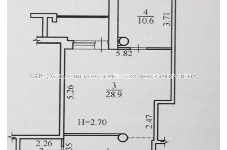 Продам квартиру, Мирослава Мисли ул. , 2 кім., 58 м², без ремонта 