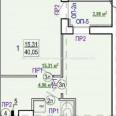 Продам квартиру, Шевченко ул. , 1  ком., 40 м², без внутренних работ 