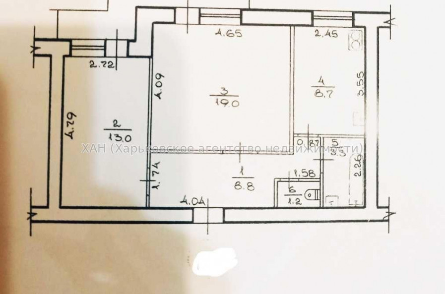 Продам квартиру, Аэрокосмический пр. , 2  ком., 56 м², капитальный ремонт 
