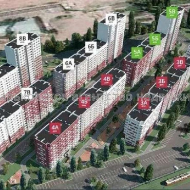 Продам квартиру, Шевченко ул. , 1  ком., 40 м², без внутренних работ 
