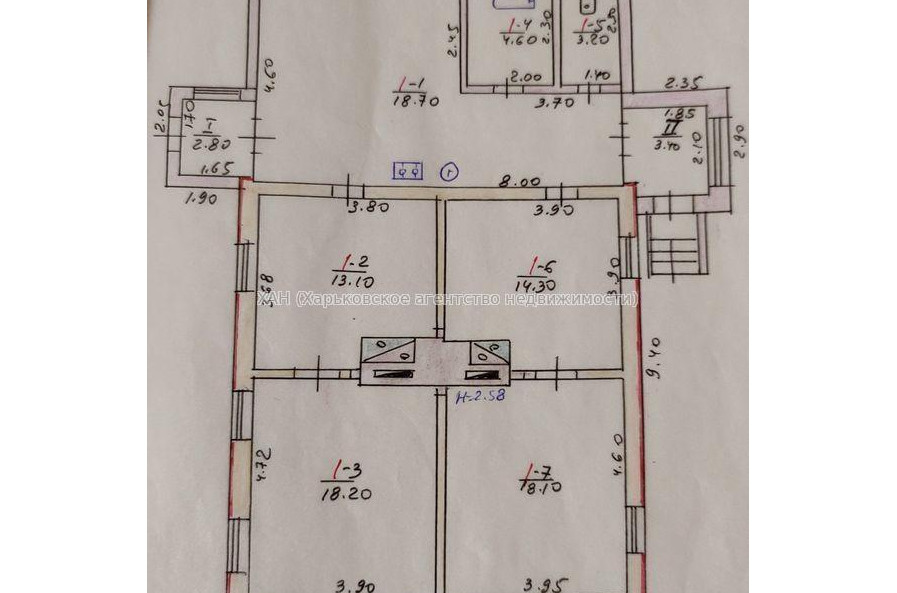 Продам дом, Пушкаревская ул. , 100 м², 6 сот., советский ремонт 