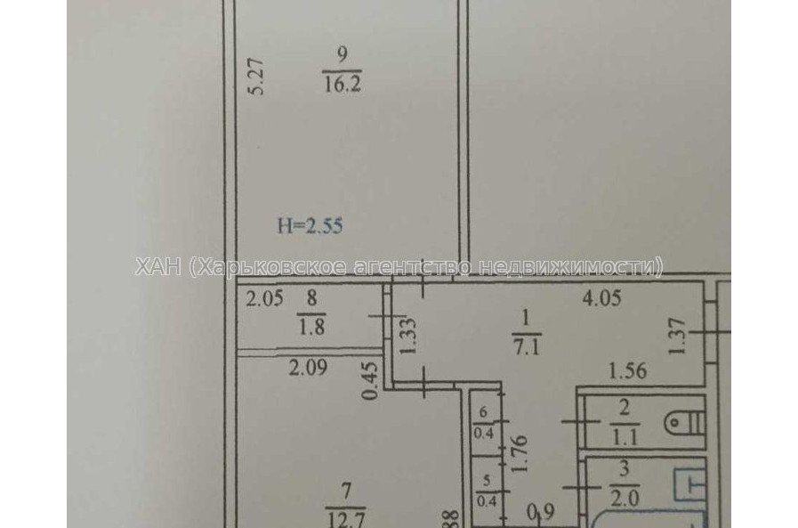 Продам квартиру, Фесенковский въезд , 2  ком., 51 м², советский ремонт 