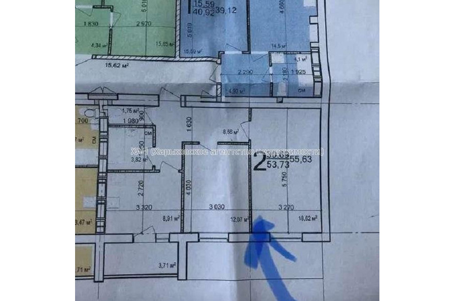 Продам квартиру, Шевченковский пер. , 2  ком., 56 м², без внутренних работ 