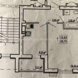 Продам квартиру, Борткевича ул. , 1 кім., 39 м², без ремонта