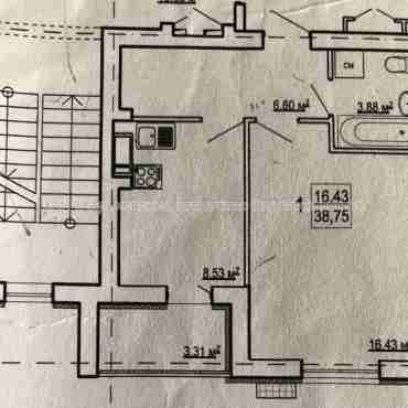 Продам квартиру, Борткевича ул. , 1 кім., 39 м², без ремонта 
