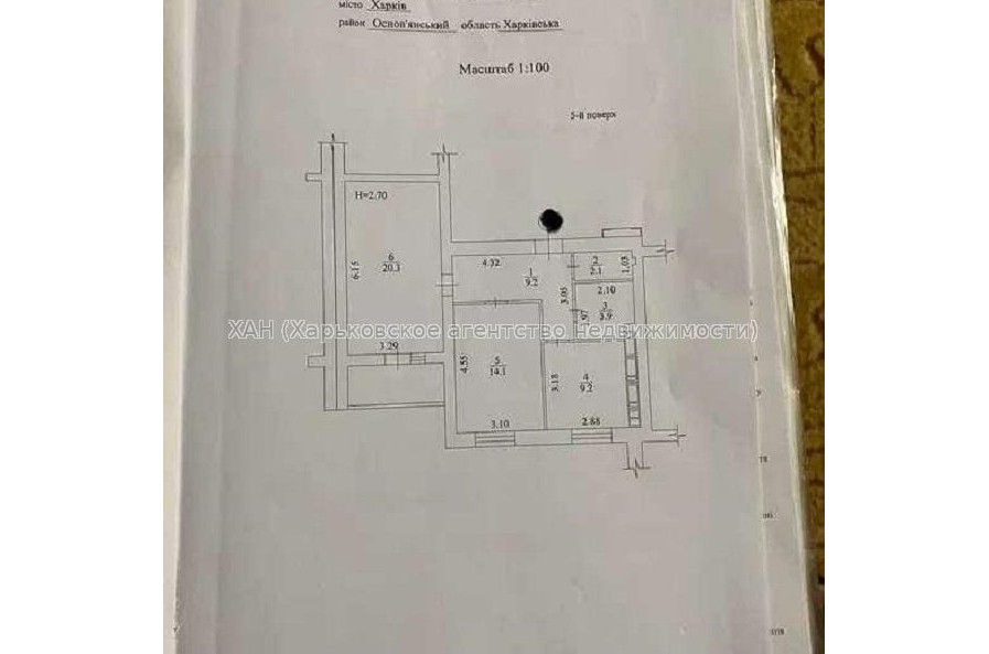 Продам квартиру, Заливная ул. , 2 кім., 60 м², без внутренних работ 