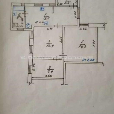 Продам квартиру, Конотопская ул. , 3  ком., 54 м², капитальный ремонт  - фото 12 Продам квартиру, Конотопская ул. , 3  ком., 54 м², капитальный ремонт