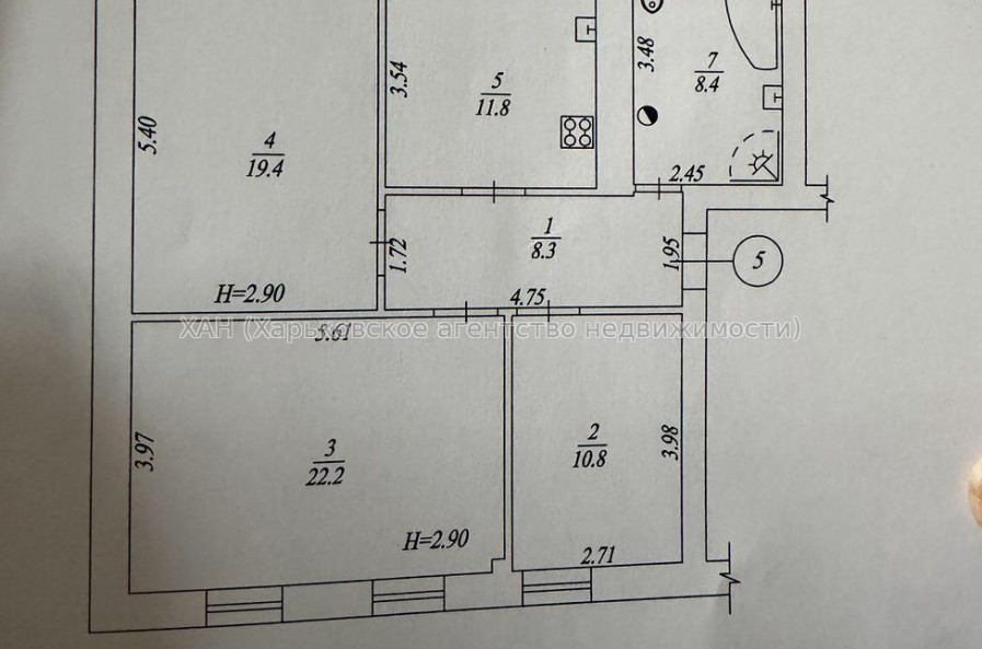 Продам квартиру, Глобинская ул. , 3 кім., 83 м², капитальный ремонт 