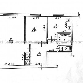 Продам квартиру, Гагарина просп. , 2 кім., 42 м², косметический ремонт