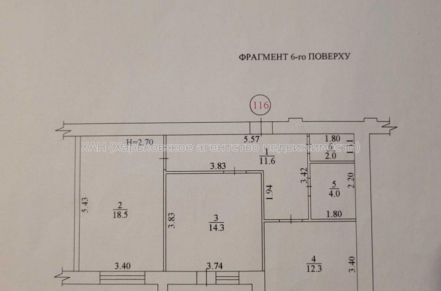 Продам квартиру, Победы просп. , 2 кім., 65 м², евроремонт 
