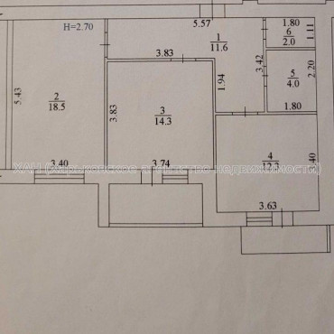 Продам квартиру, Победы просп. , 2 кім., 65 м², евроремонт 