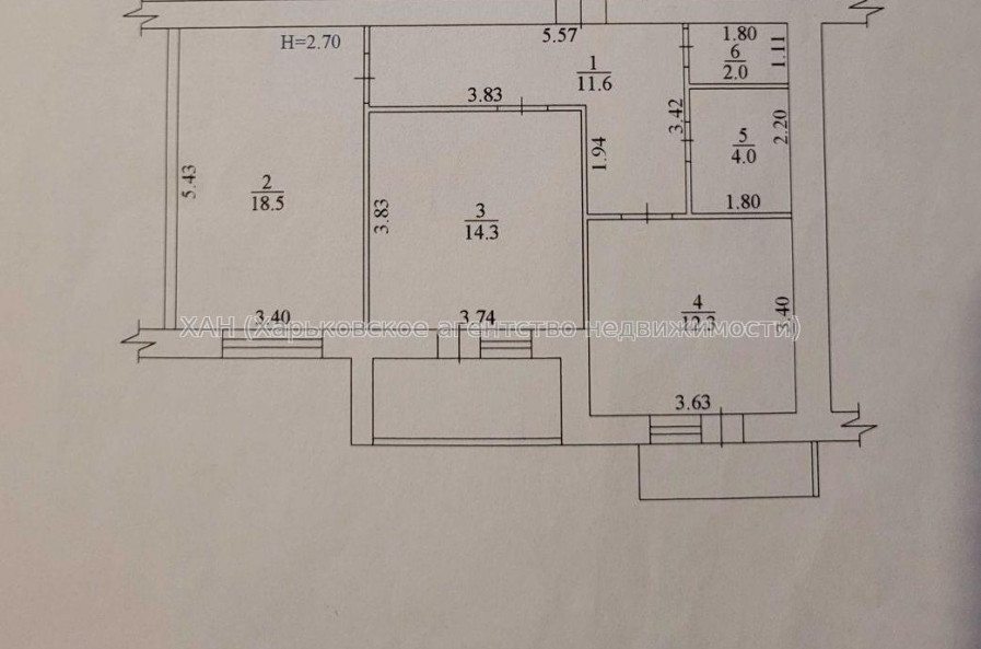 Продам квартиру, Победы просп. , 2  ком., 65 м², евроремонт 