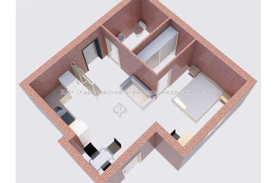 Продам квартиру, Шевченко ул. , 1  ком., 42 м², без отделочных работ 