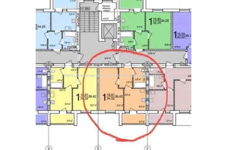 Продам квартиру, Шевченковский пер. , 1  ком., 36 м², без внутренних работ 