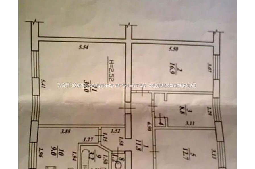 Продам квартиру, Шекспира ул. , 5 кім., 104.80 м², без ремонта 
