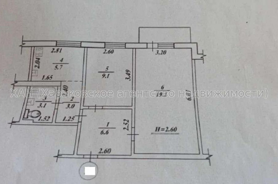 Продам квартиру, Монюшко ул. , 2 кім., 47 м², косметический ремонт 