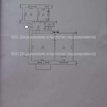 Продам квартиру, Данилевского ул. , 3 кім., 54 м², косметический ремонт 
