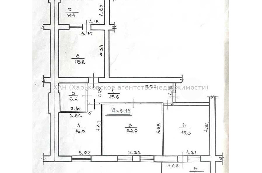 Продам квартиру, Лебединская ул. , 3  ком., 117 м², евроремонт 