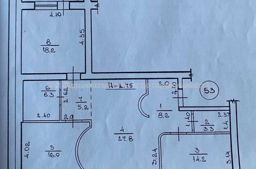 Продам квартиру, Лебединская ул. , 3 , 3  ком., 116 м², евроремонт 