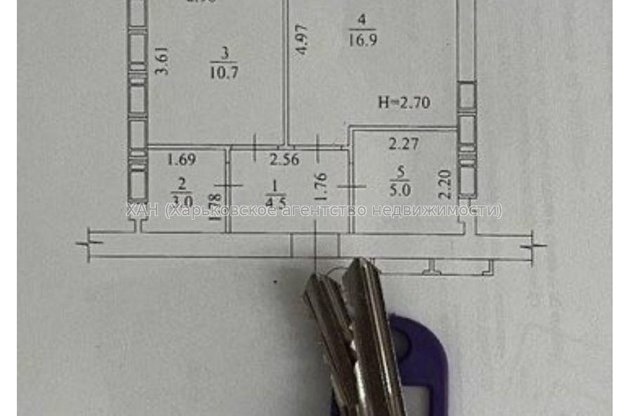 Продам квартиру, Шевченко ул. , 1 кім., 45 м², без внутренних работ 