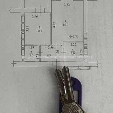 Продам квартиру, Шевченко ул. , 1 кім., 45 м², без внутренних работ 