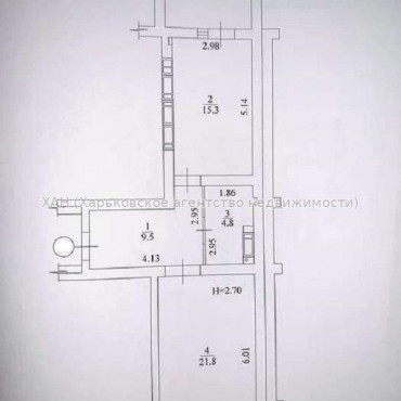 Продам квартиру, Полтавский Шлях ул. , 1 кім., 53 м², евроремонт 