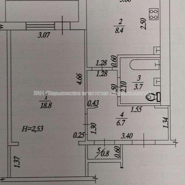 Продам квартиру, Ковтуна ул. , 1 кім., 39 м², капитальный ремонт 