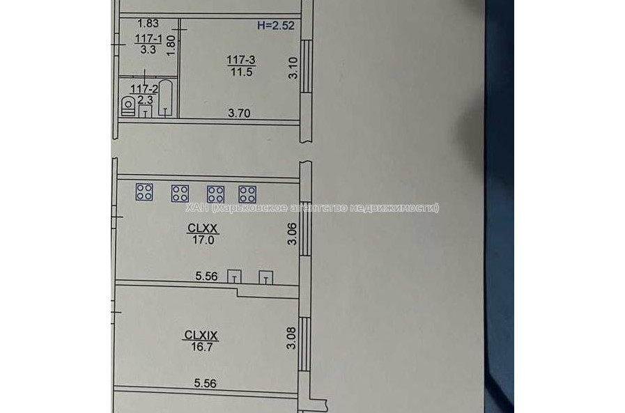Продам квартиру, Гарибальди ул. , 1 кім., 22 м², без ремонта 