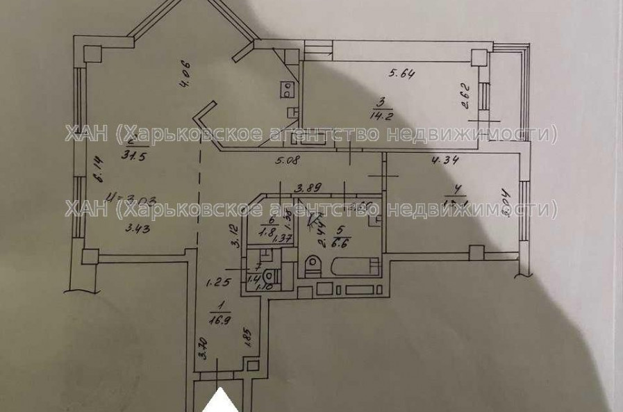 Продам квартиру, Банный пер. , 2  ком., 88.10 м², авторский дизайн 