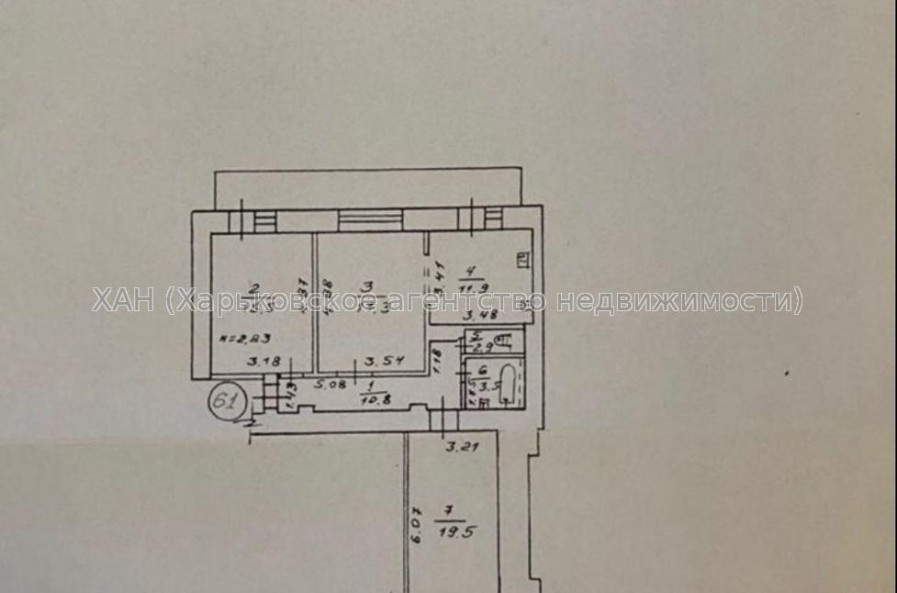Продам квартиру, Армянский пер. , 3  ком., 86 м², капитальный ремонт 