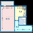 Продам квартиру, Героев Харькова просп. , 1  ком., 32 м², советский ремонт 