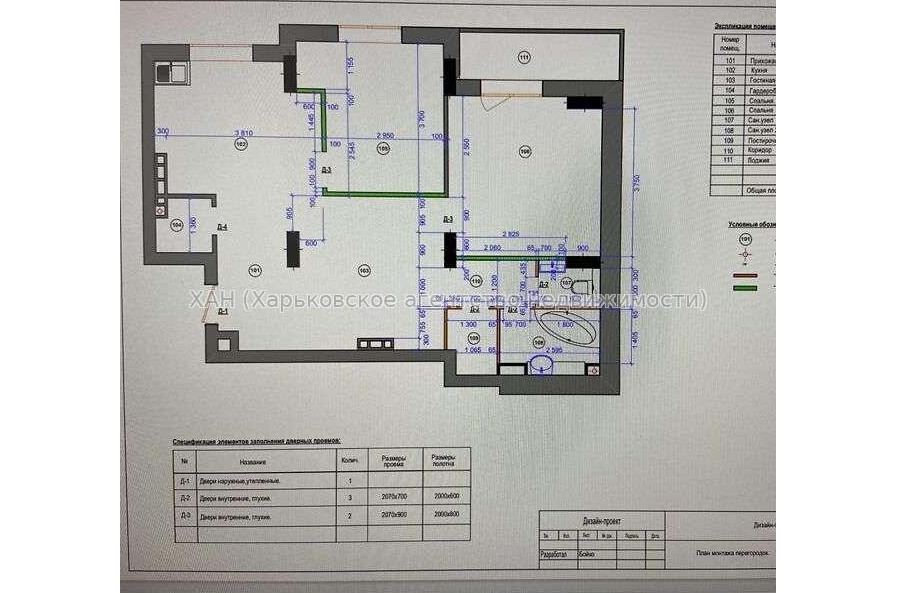 Продам квартиру, Льва Ландау просп. , 2 кім., 73 м², без внутренних работ 