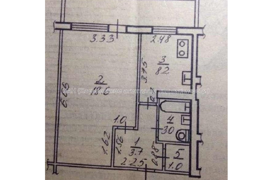 Продам квартиру, Грицевца Сергея ул. , 1  ком., 38 м², капитальный ремонт 