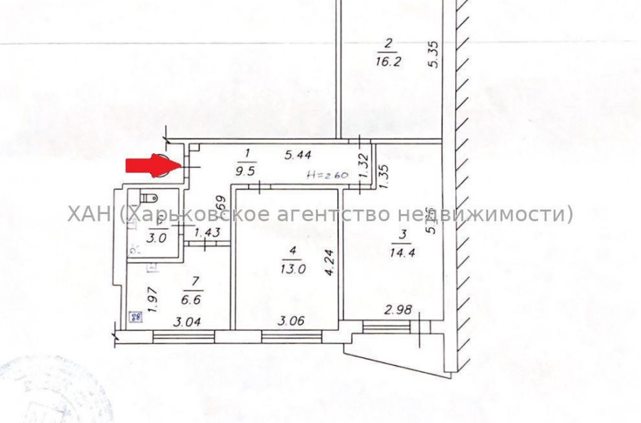 Продам квартиру, Жуковского просп. , 3 кім., 64.50 м², советский ремонт 