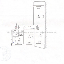 Продам квартиру, Жуковского просп. , 3  ком., 64.50 м², советский ремонт