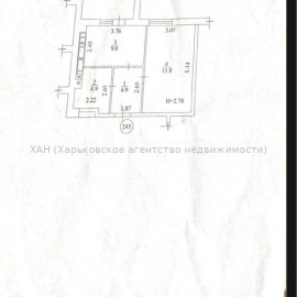Продам квартиру, Льва Ландау просп. , 1 кім., 36.60 м², без внутренних работ