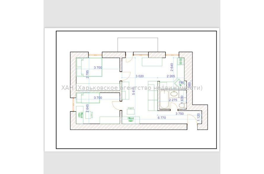 Продам квартиру, Юрьева бульв. , 3 кім., 53 м², евроремонт 