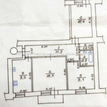 Продам квартиру, Аэрокосмический пр. , 3 кім., 68 м², косметический ремонт 